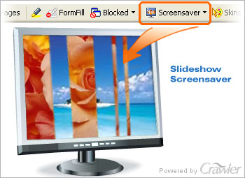 Crawler Slideshow Screensaver