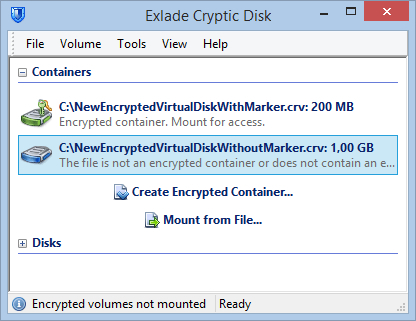 Cryptic Disk