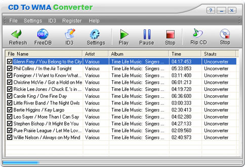 CrystalSoft CD To WMA Converter