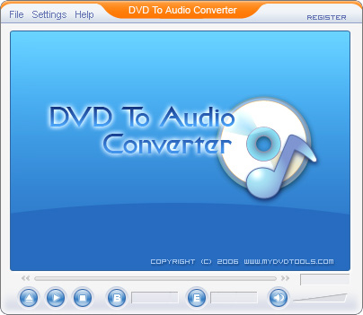 CrystalSoft DVD To Audio Ripper