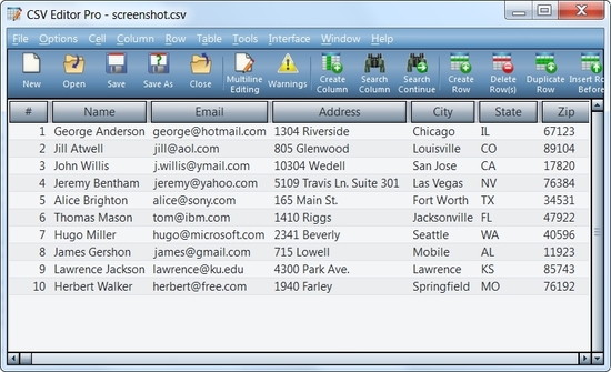 CSV Editor Pro