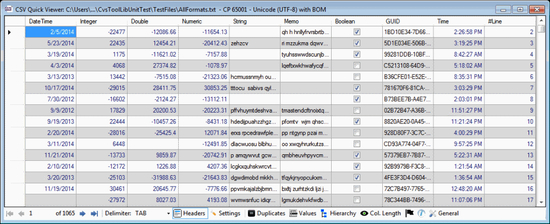 CSV Quick Viewer