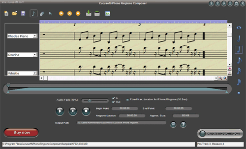 Cucusoft iPhone Ringtone Composer New