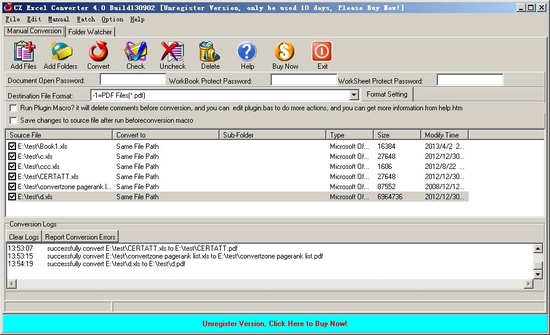 CZ Excel Converter