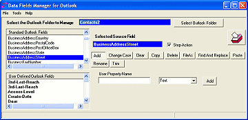 Data Fields Manager for Outlook
