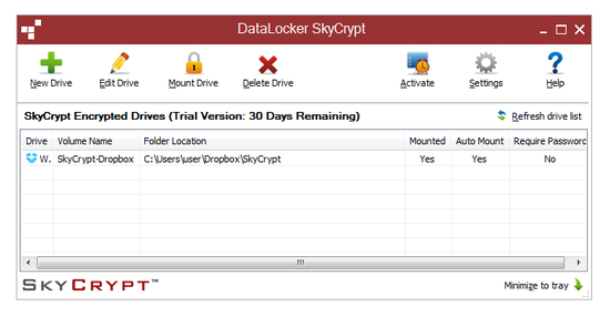 DataLocker SafeCrypt for Windows