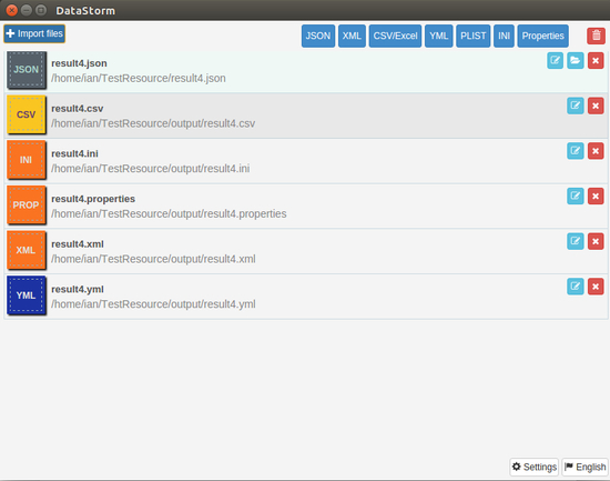 DataStorm for Linux