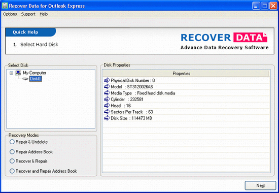 DBX Recovery Tool