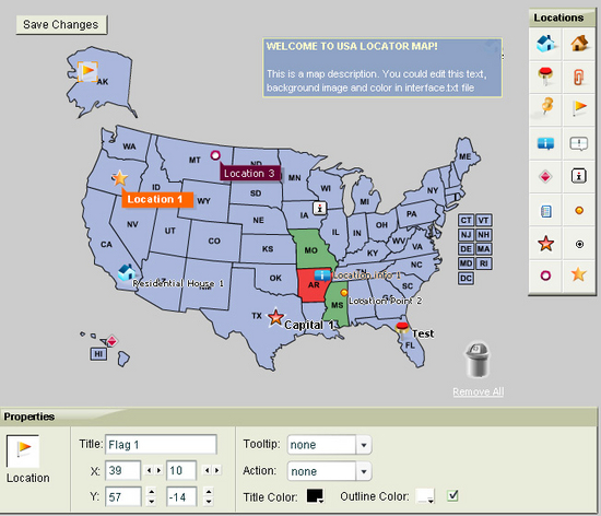 Dealer Store Locator Map (USA) 