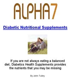 Diabetic Nutritional Supplements