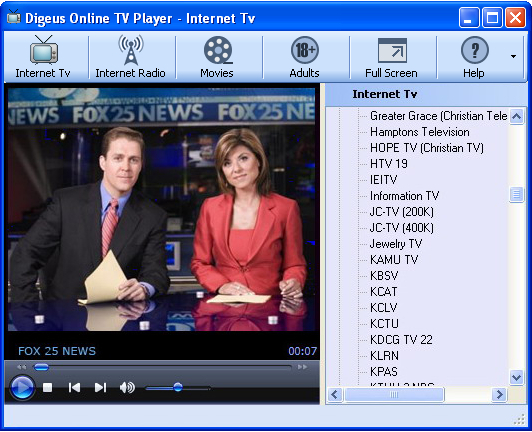 Digeus Online TV Player