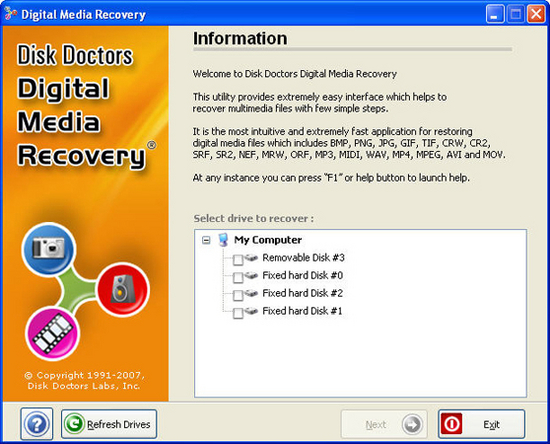 Digital Media Recovery Software