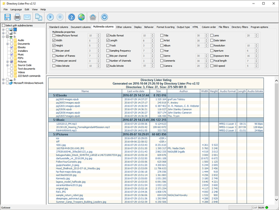 Directory Lister Pro