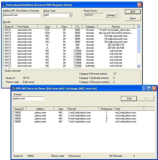 DNS ActiveX Control