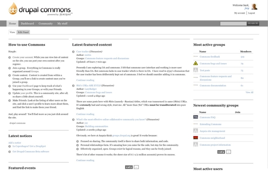 Drupal Commons