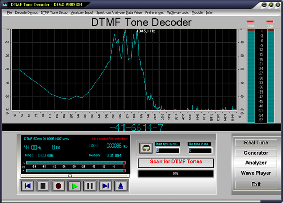 DTMF Tone Decoder