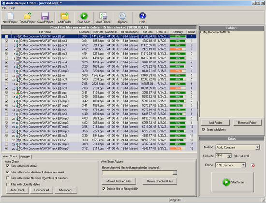 Duplicate MP3 Finder