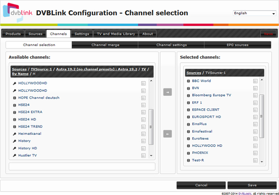 DVBLink TVSource