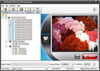 dvdXsoft DVD to iPod Converter Build 08