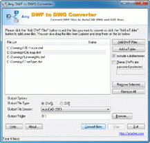 DWF to DWG Converter 2010.1