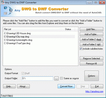 DWG to DWF Converter 2010.2