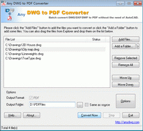 DWG to PDF Converter 2010.2