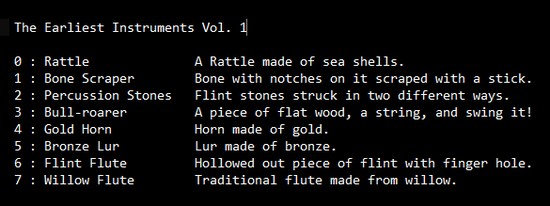 Earliest Instruments SoundFont