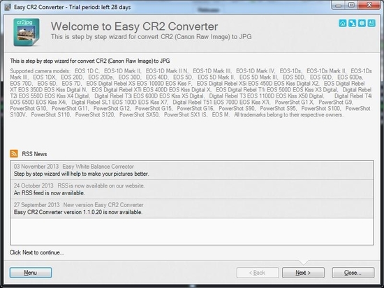 Easy CR2 Converter