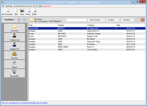 EasyBilling Maker of Sales Document