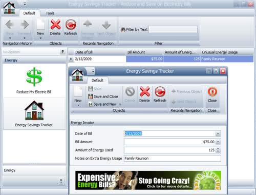 Electric Bill Savings Creator