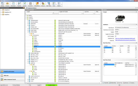 Electronic Component and BOM Management