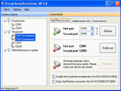 Eltima Virtual Serial Ports Driver XP