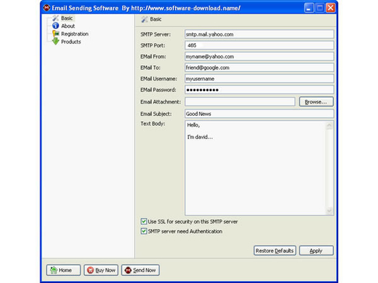 Email Sending Software