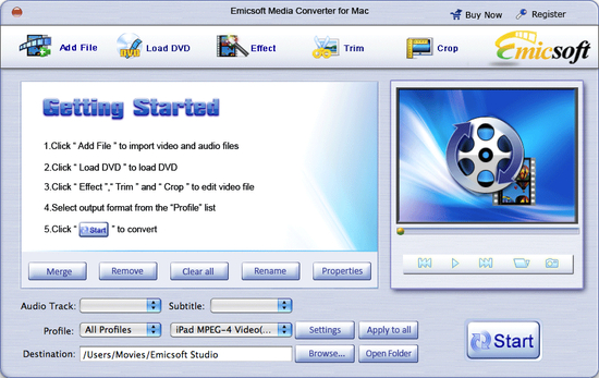 Emicsoft Media Converter for Mac