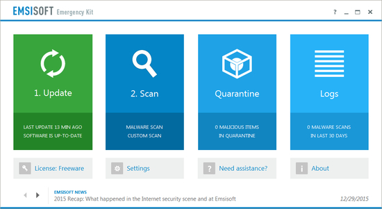 Emsisoft Emergency Kit