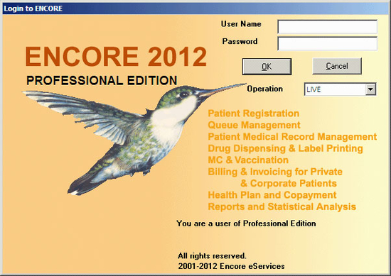 ENCORE Clinic Software