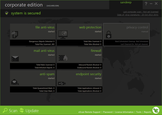 eScan Corporate Edition with Cloud Security