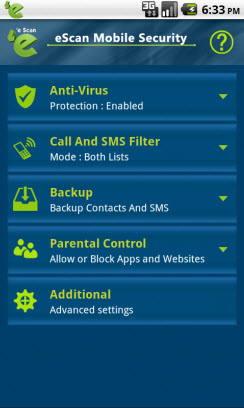 eScan Mobile Security for Android