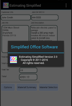 Estimating Simplified