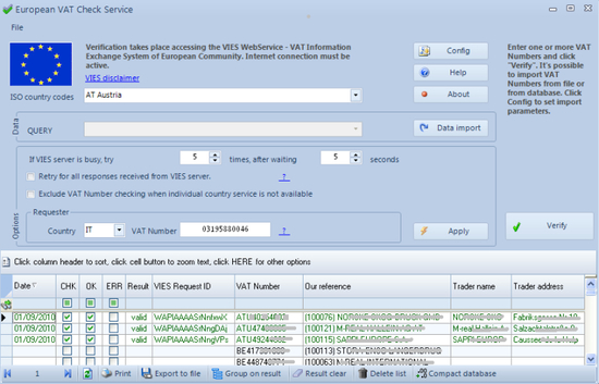 European VAT Check Service