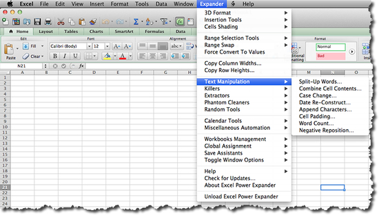 Excel Power Expander Mac Edition