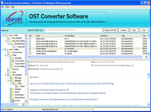 Exchange OST to PST Converter