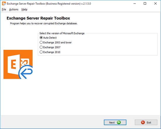 Exchange Server Repair Toolbox