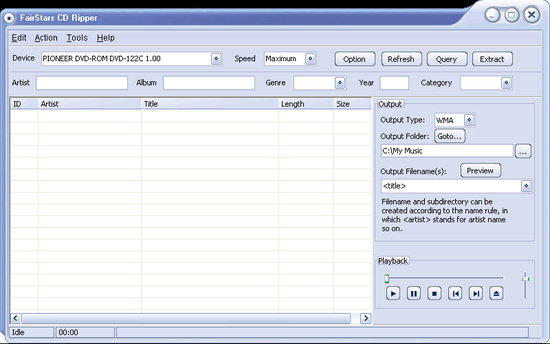 FairStars CD Ripper