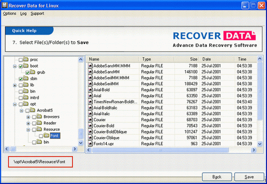 File Recovery Linux