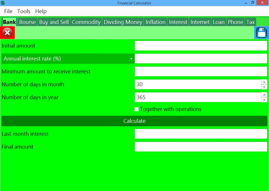 Financial Calculator