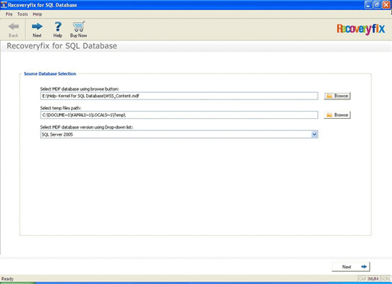 Fixing Corrupt MDF files