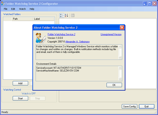 Folder Watchdog Service 2