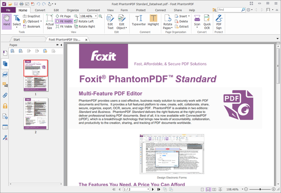 Foxit PhantomPDF Standard