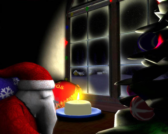 Free 3D Santa Screensaver